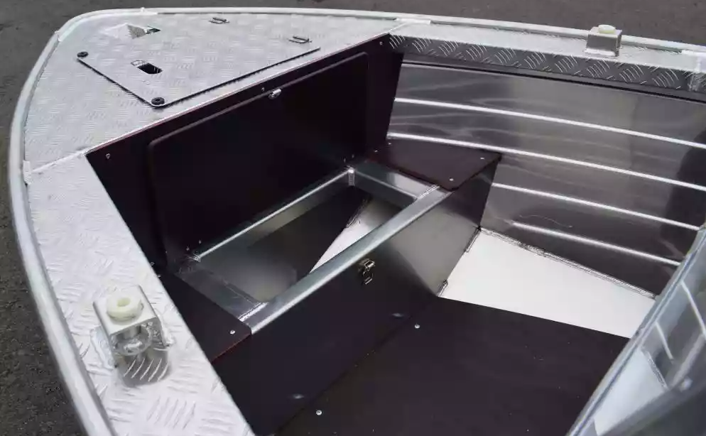 Алюминиевая лодка Wyatboat-390 DCM Увеличенный борт в Магнитогорске