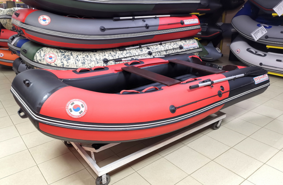 КОМПЛЕКТ Лодка MISHIMO PRO 350 + ЛОДОЧНЫЙ МОТОР MARLIN MP 9.9 (20) AMHS PRO в Магнитогорске