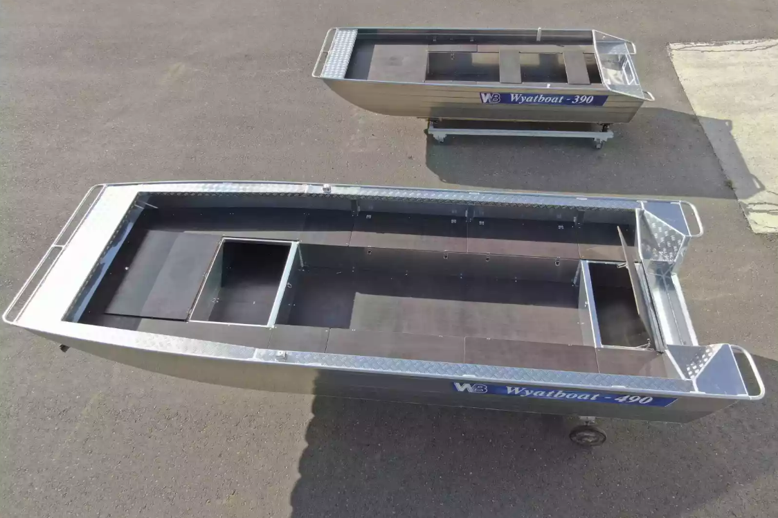 Алюминиевая лодка Wyatboat-490 Jonboat в Магнитогорске