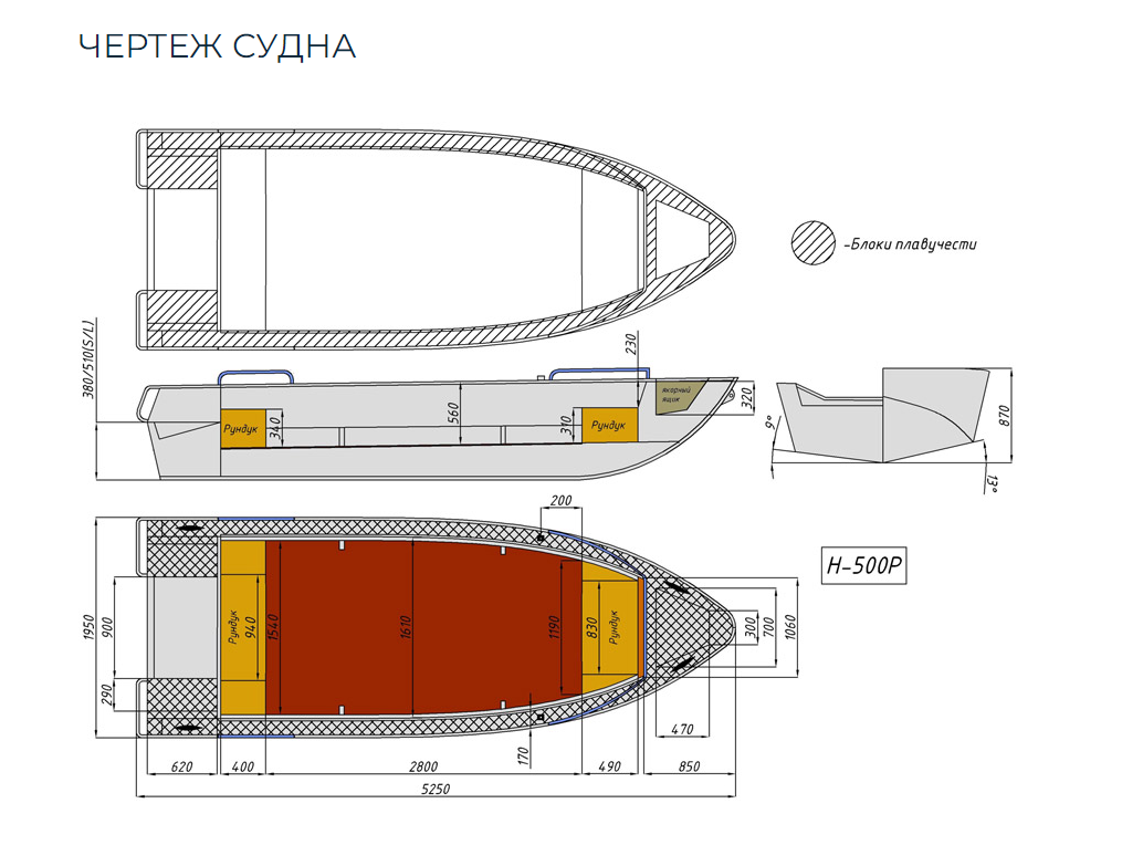 Алюминиевая лодка Неман-500 P в Магнитогорске