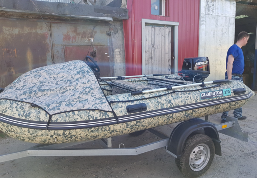 НАДУВНАЯ ЛОДКА GLADIATOR C370AL в Магнитогорске