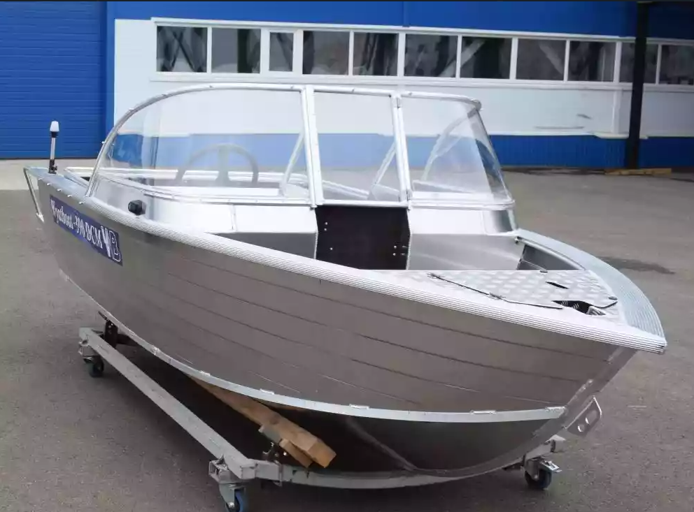 Алюминиевая лодка Wyatboat-390 DCM Увеличенный борт в Магнитогорске