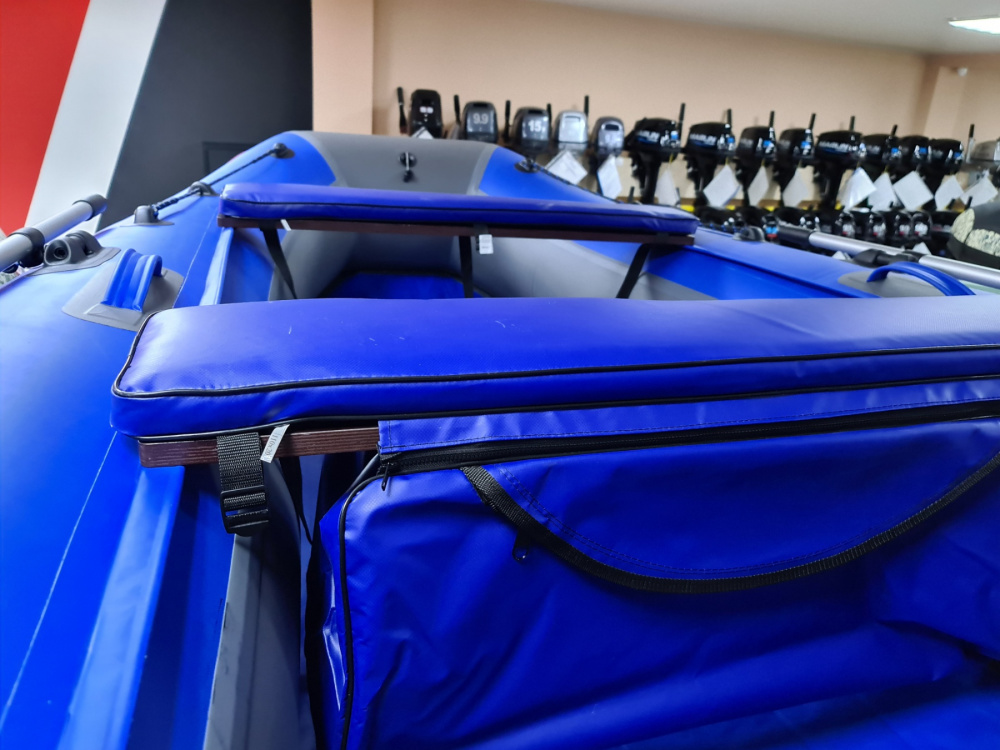 КОМПЛЕКТ МЯГКИХ НАКЛАДОК С СУМКОЙ ДЛЯ ЛОДОК 90Х20 СИНИЙ в Магнитогорске