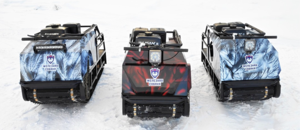 Мотобуксировщик Irondog (Железная собака) M500 9 Камуфляж Охотник в Магнитогорске