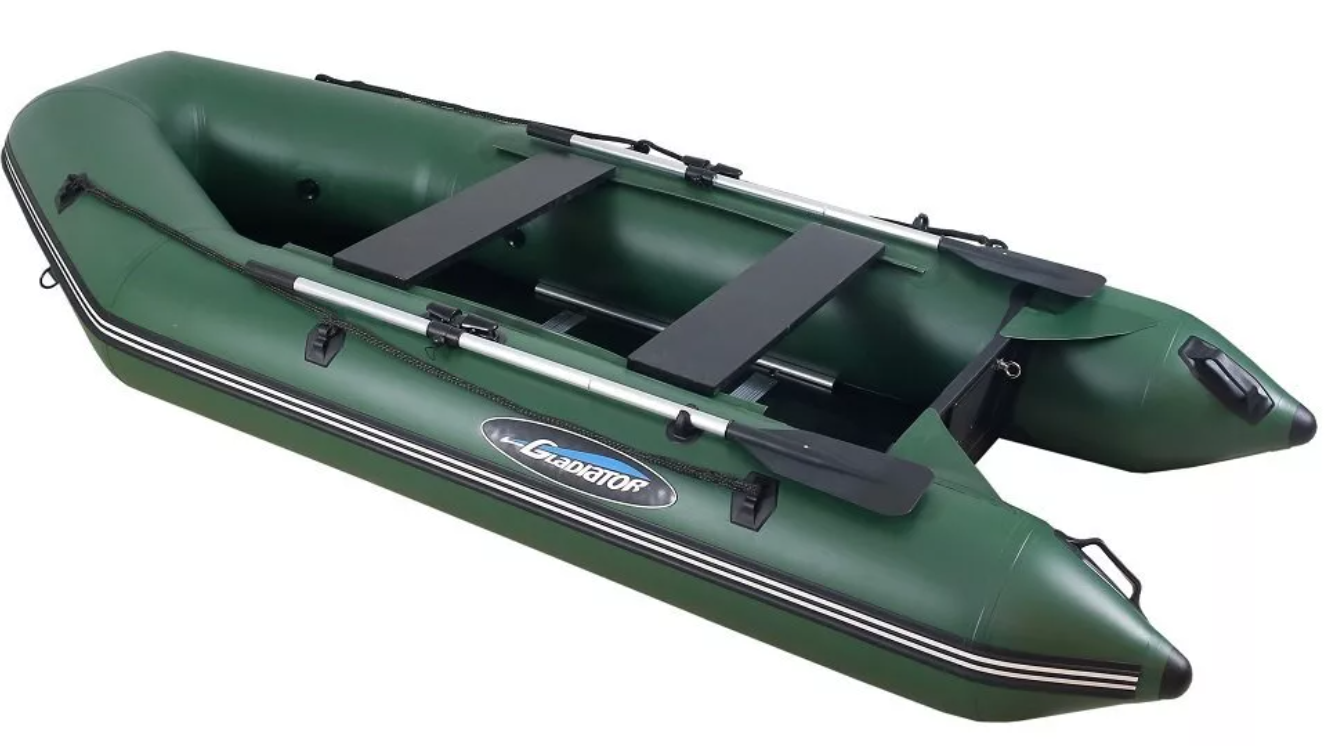 МОТОРНО-ГРЕБНАЯ ЛОДКА ПВХ GLADIATOR A 280 ТК С ФАНЕРНЫМ ДНОМ в Магнитогорске