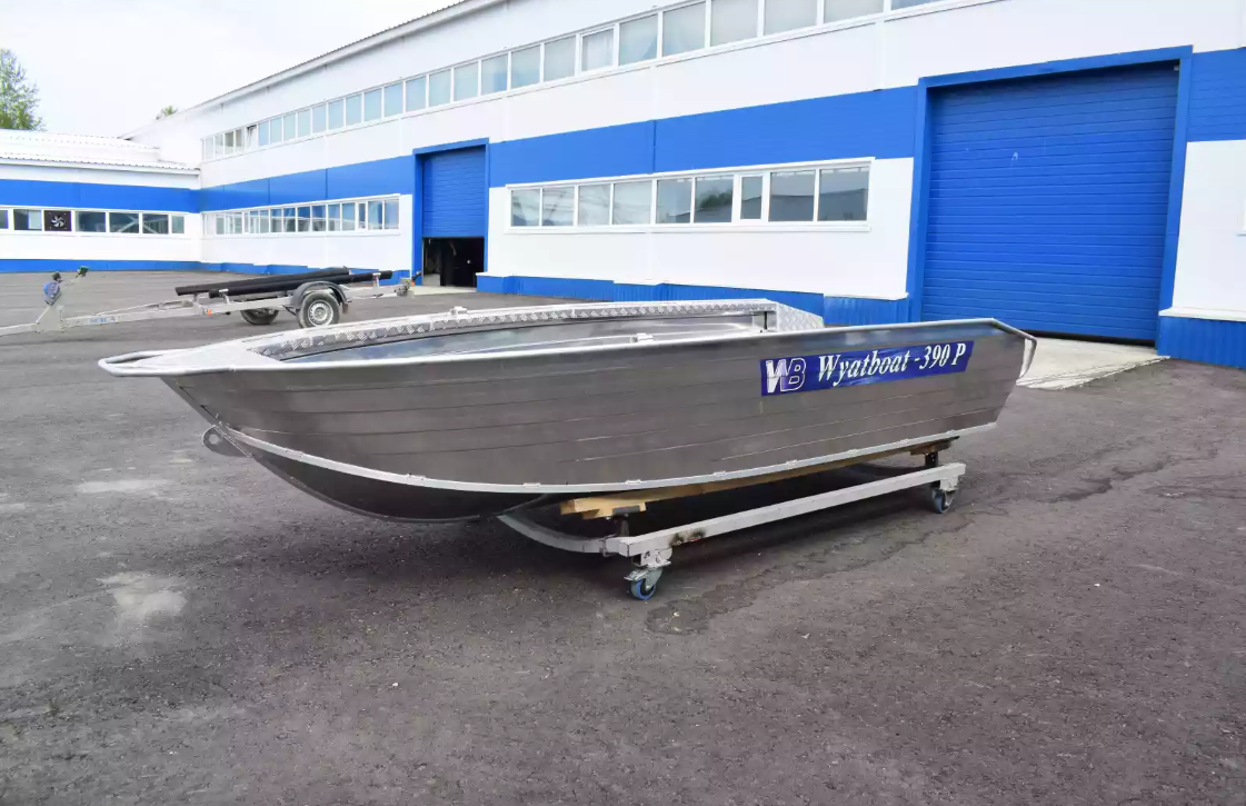 Алюминиевая лодка Wyatboat-390Р Увеличенный борт в Магнитогорске