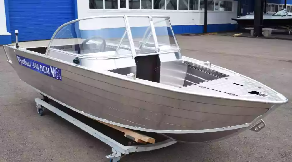 Алюминиевая лодка Wyatboat-390 DCM Увеличенный борт в Магнитогорске