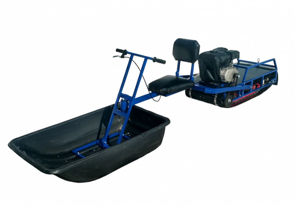 Мотобуксировщик толкач Альбатрос-XL8 с модулем. С фарой, тележки в Магнитогорске