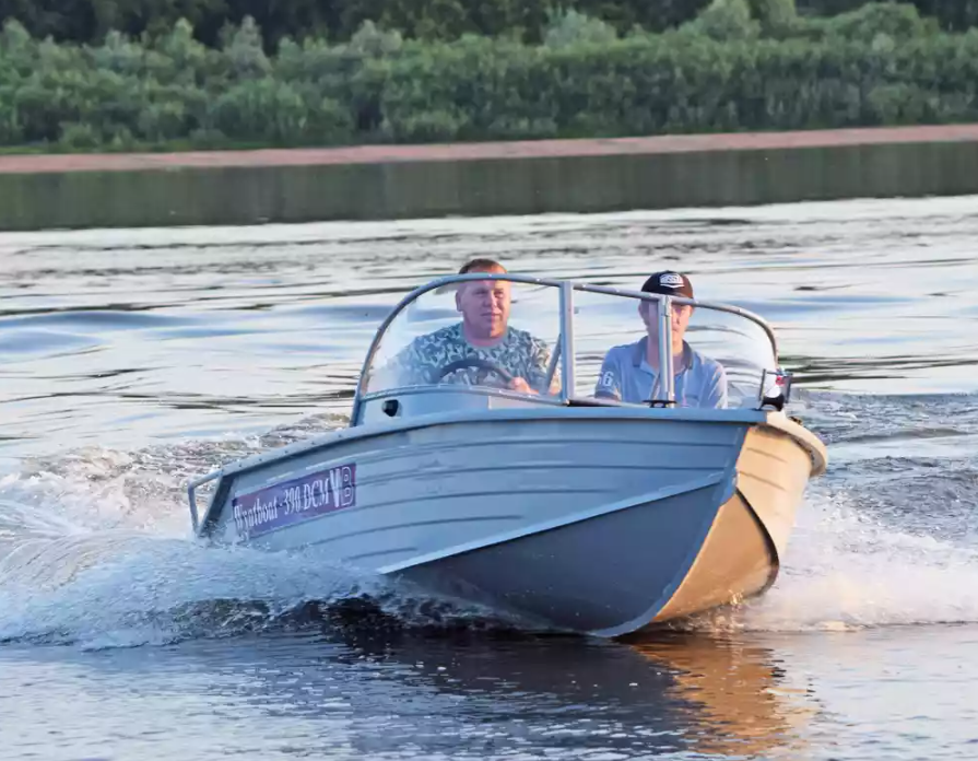Алюминиевая лодка Wyatboat-390 DCM в Магнитогорске