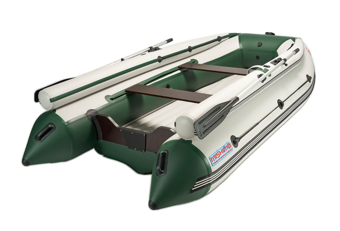 КОМПЛЕКТ ЛОДКА MISHIMO FAMILY LITE 370 + МОТОР MARLIN MP 9.9 AMHS PROLINE FORCE в Магнитогорске