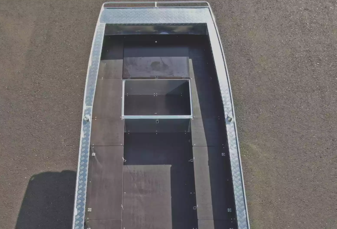 Алюминиевая лодка Wyatboat-490 Jonboat в Магнитогорске