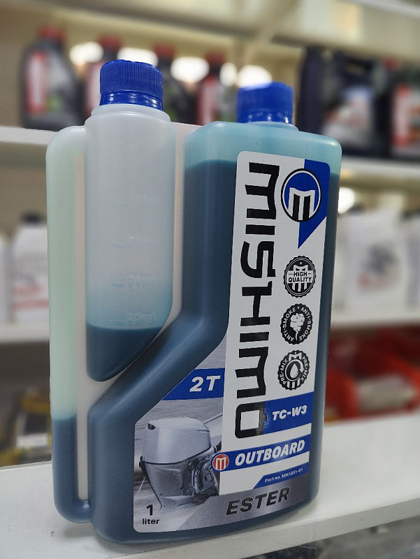 Масло MISHIMO 2T OUTBOARD (ESTER) полусинтетика 1 л в Магнитогорске