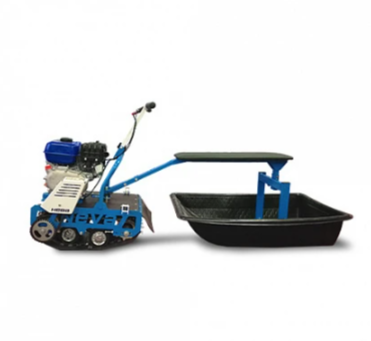 Мотобуксировщик НЕВА МС-1К с санями и сиденьем в Магнитогорске