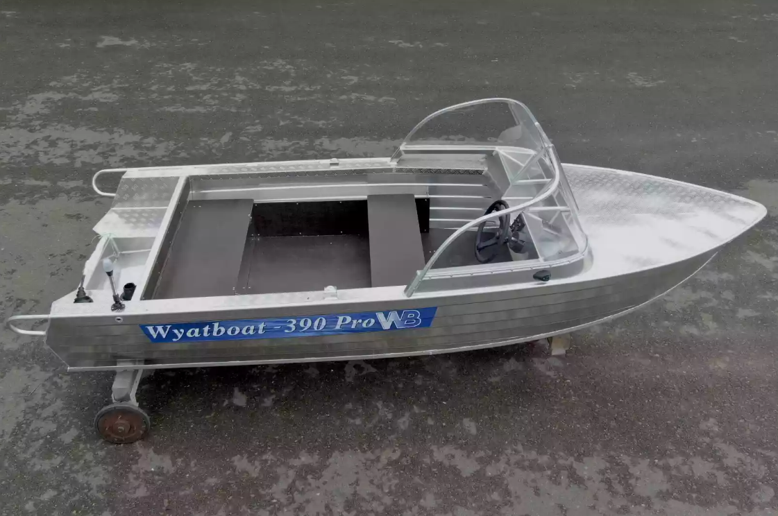 Алюминиевая лодка Wyatboat-390 Pro в Магнитогорске