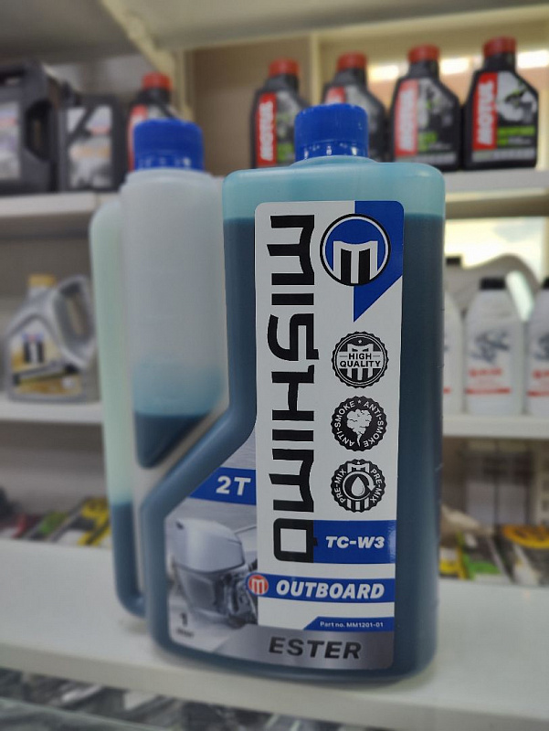 Масло MISHIMO 2T OUTBOARD (ESTER) полусинтетика 1 л в Магнитогорске