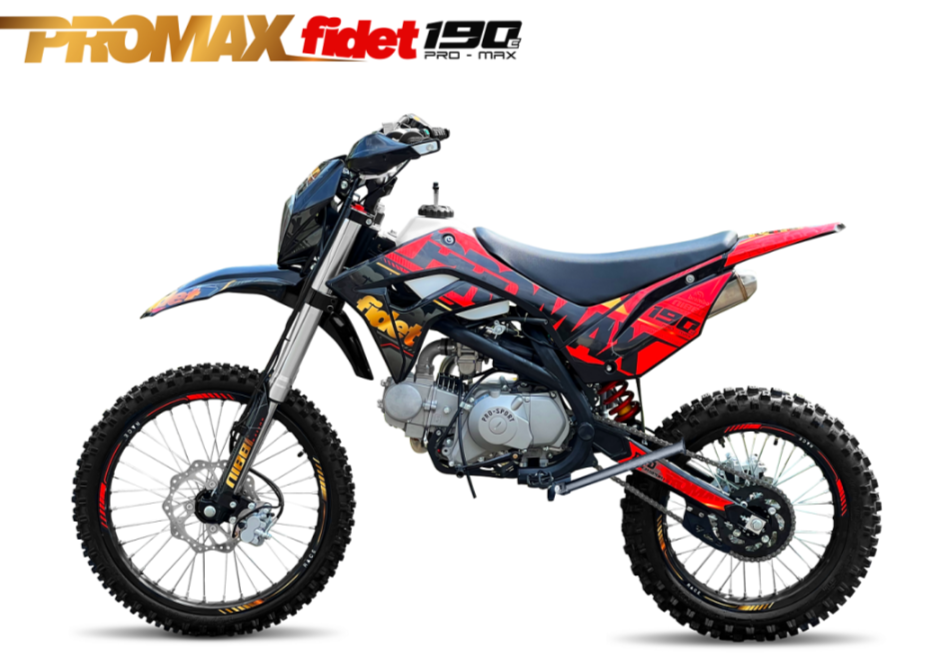 Мотоцикл (питбайк) PROMAX FIDET (ФАЙДЕТ) 190E MAX PRO LUX 19/16 в Магнитогорске