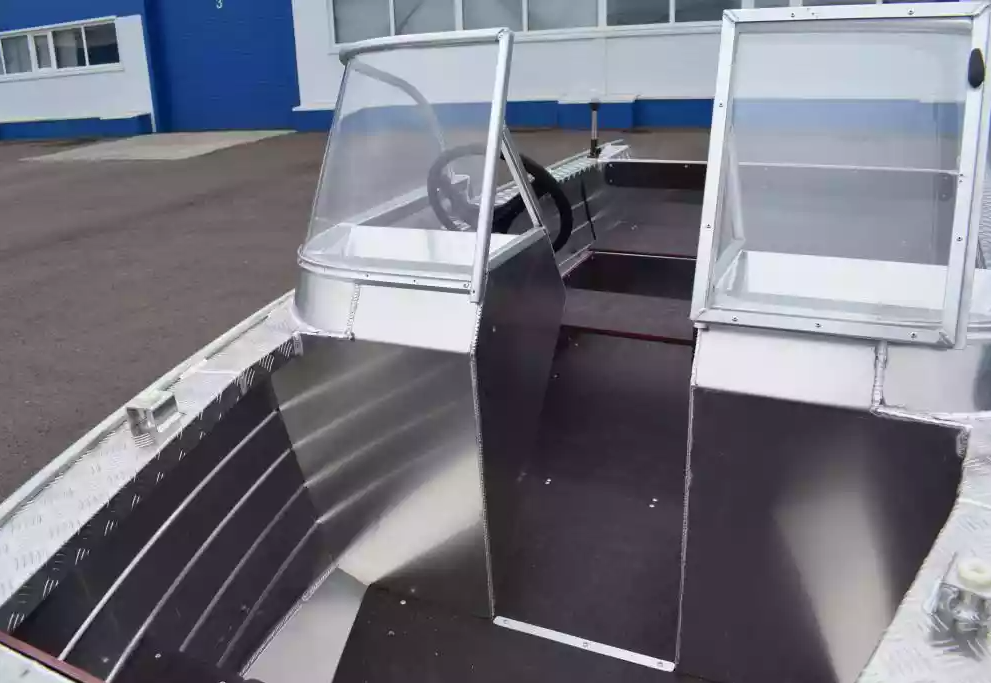 Алюминиевая лодка Wyatboat-390 DCM Увеличенный борт в Магнитогорске