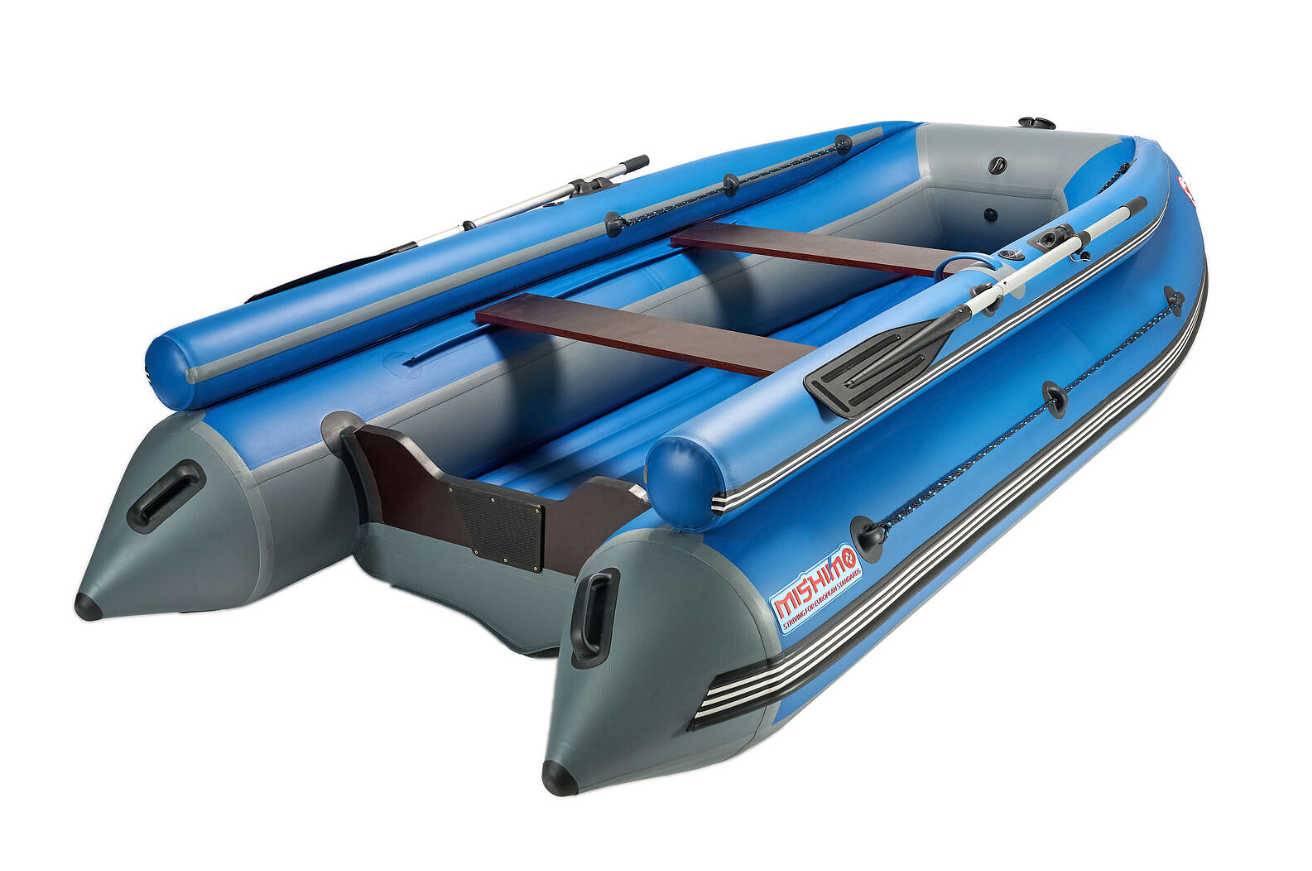 КОМПЛЕКТ ЛОДКА MISHIMO FAMILY LITE 370 + МОТОР MARLIN MP 9.9 AMHS PROLINE FORCE в Магнитогорске