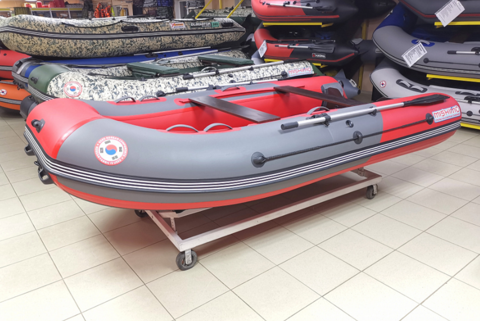 КОМПЛЕКТ Лодка MISHIMO PRO 350 + ЛОДОЧНЫЙ МОТОР MARLIN MP 9.9 (20) AMHS PRO в Магнитогорске