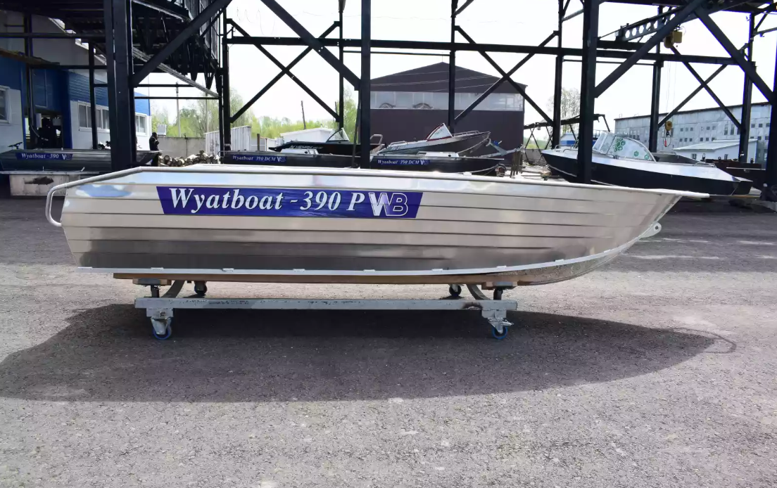 Алюминиевая лодка Wyatboat-390Р Увеличенный борт в Магнитогорске