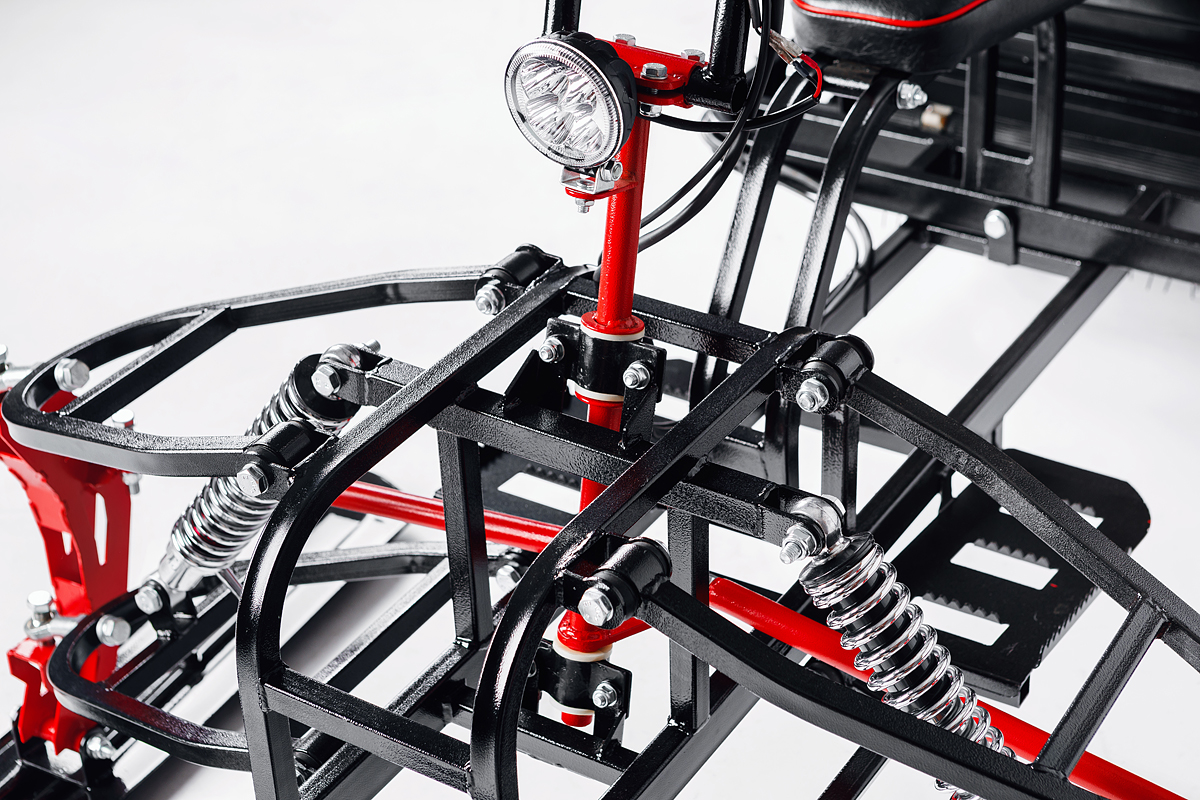 Лыжный модуль IKUDZO с подогревом ручек металлические лыжи в Магнитогорске