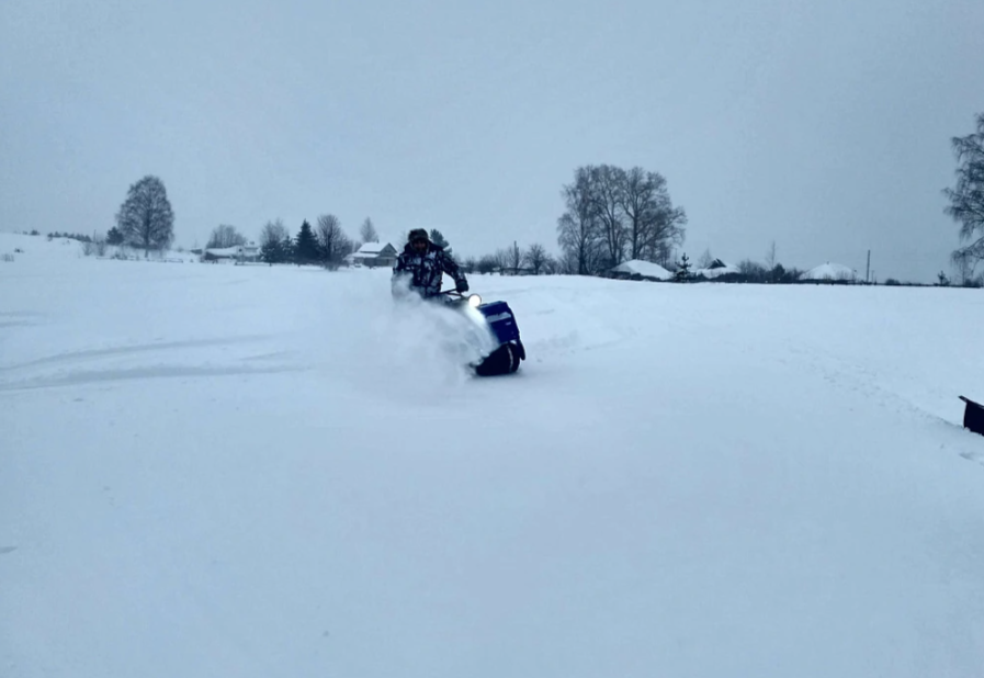 Мотобуксировщик Альбатрос-XLV 9 мини, тележки, 1250 мм в Магнитогорске