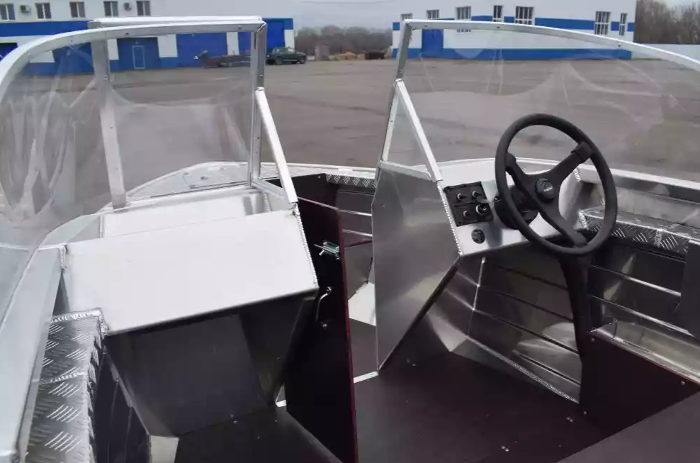 Алюминиевая лодка Wyatboat-390 DCM Увеличенный борт в Магнитогорске