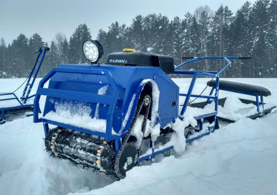 Мотобуксировщик Альбатрос-XLV 9 мини, тележки, 1250 мм в Магнитогорске