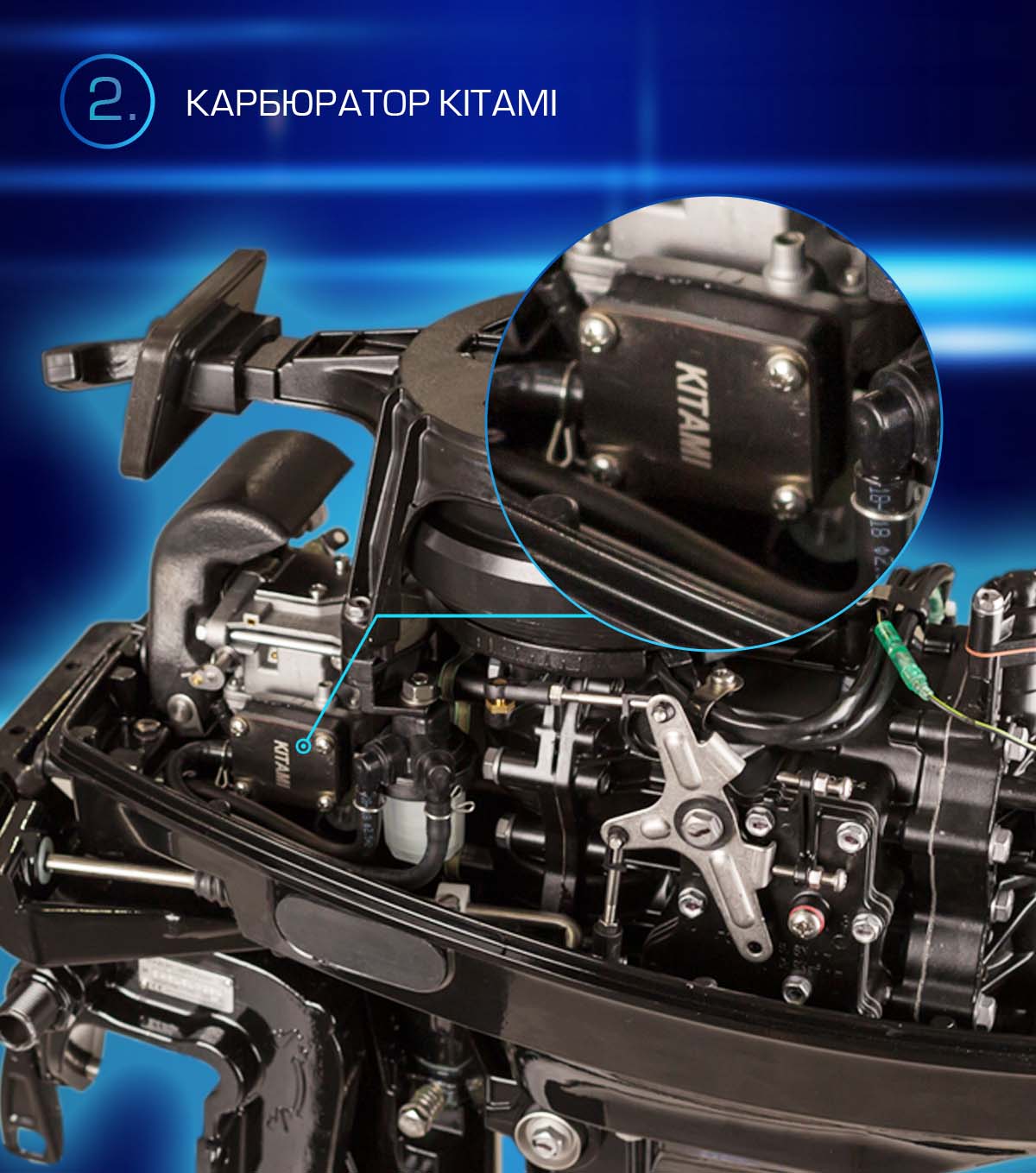 Лодочный мотор MARLIN PROLINE MP 9.9 (20) AWRS FORCE в Магнитогорске