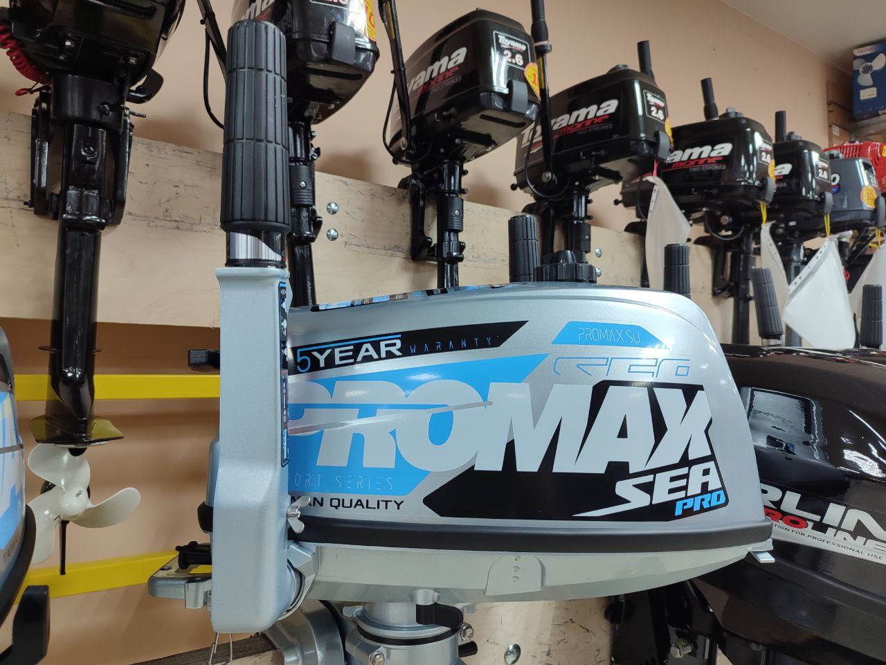 Лодочный мотор PROMAX SP5FHS (внешний бак 12 л) в Магнитогорске