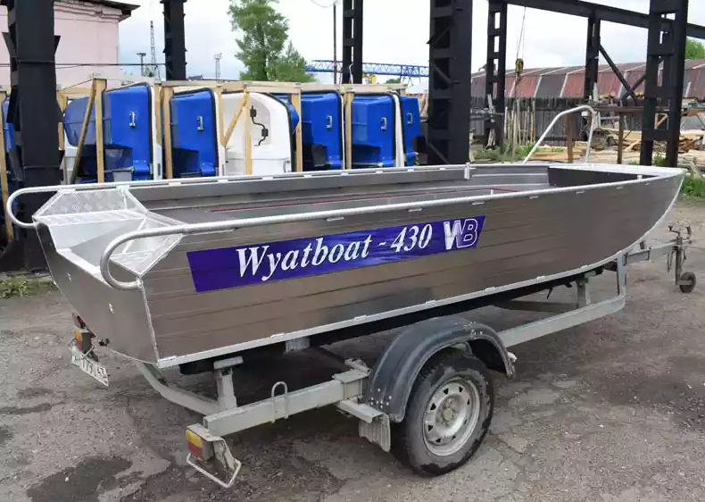 Алюминиевая лодка  Wyatboat-430 Master в Магнитогорске