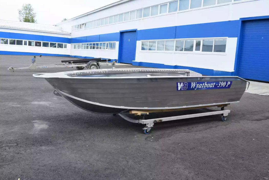 Алюминиевая лодка Wyatboat-390Р Увеличенный борт в Магнитогорске
