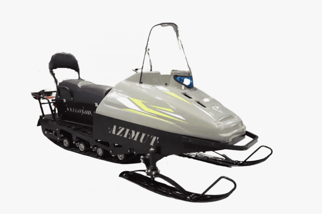 Миниснегоход Бурлак Азимут 20 л.с. , эл.запуск, реверс, тормоз гидравл, капот серый в Магнитогорске