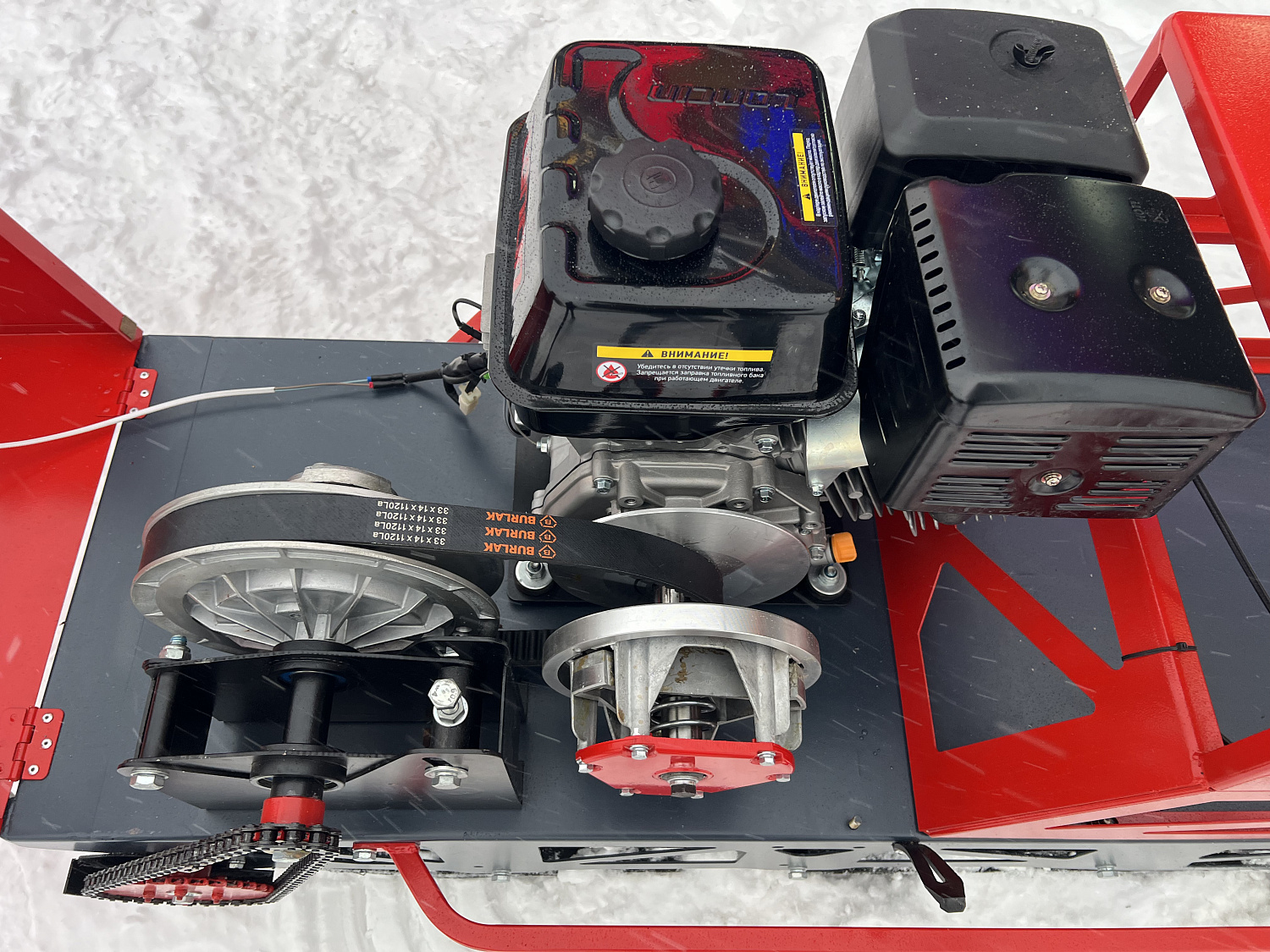 Мотобуксировщик EX-MOTO SNOWDOG S500 15л.с в Магнитогорске