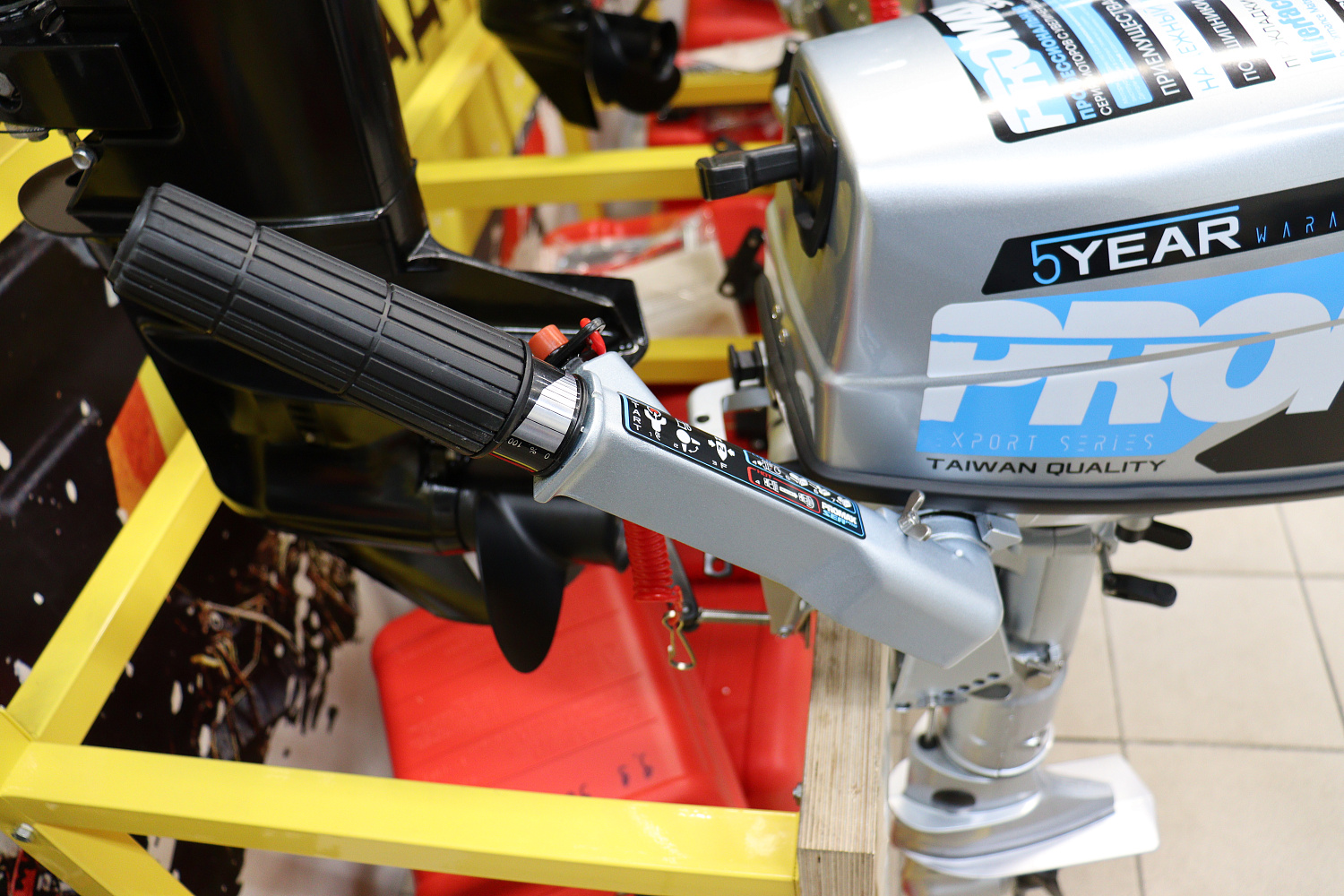 Лодочный мотор PROMAX SP5FHS (внешний бак 12 л) в Магнитогорске