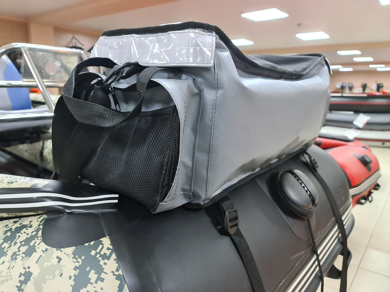 СУМКА ЛЮКС НА БАЛЛОН ДЛЯ ЛОДОК ПВХ 50Х25Х25 СМ в Магнитогорске