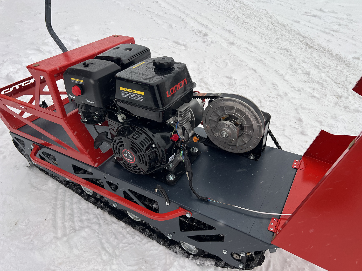 Мотобуксировщик EX-MOTO SNOWDOG S500 15л.с в Магнитогорске