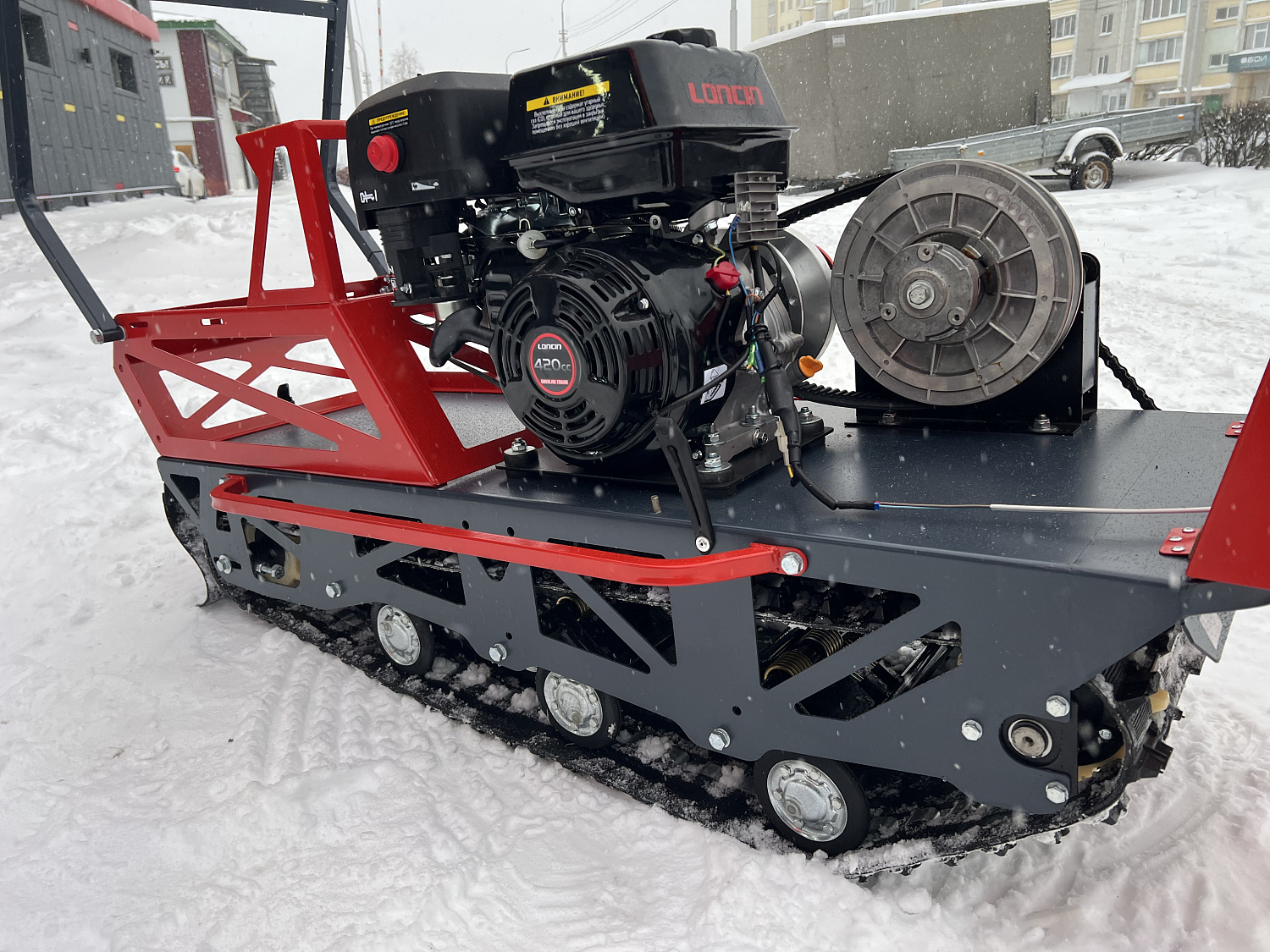 Мотобуксировщик EX-MOTO SNOWDOG S500 15л.с в Магнитогорске