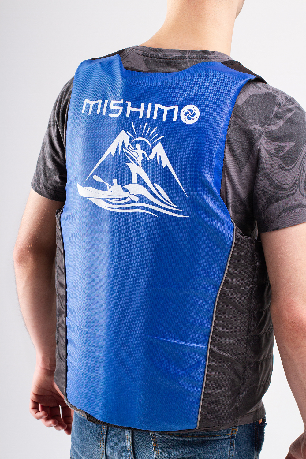 Жилет спасательный MISHIMO PRO Премиум качества Черно-синий в Магнитогорске
