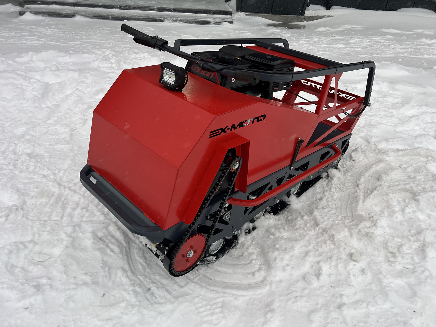 Мотобуксировщик EX-MOTO SNOWDOG S500 15л.с в Магнитогорске