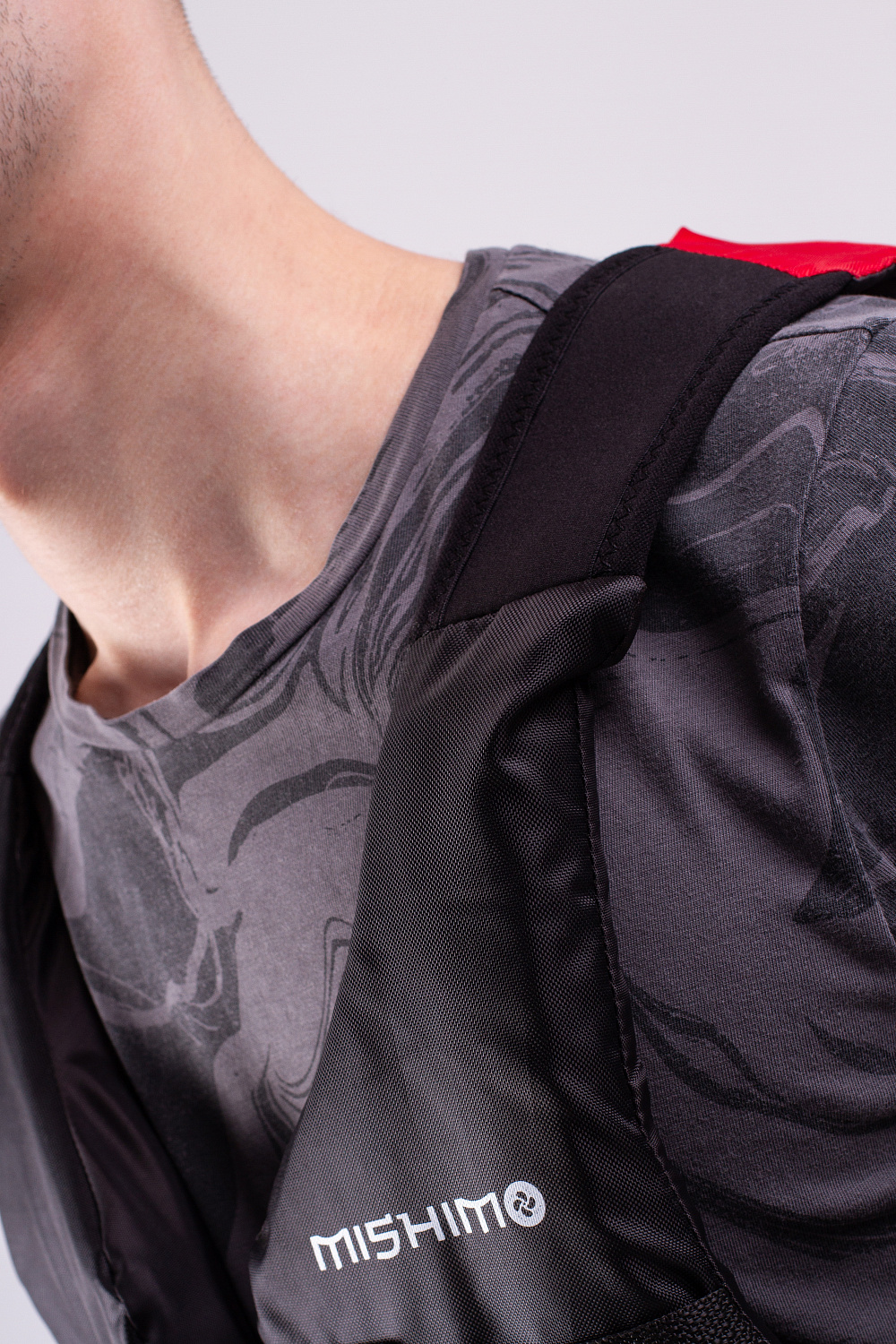 Жилет спасательный MISHIMO PRO Премиум качества Черно-красный в Магнитогорске